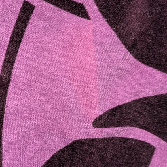 Boden Womens Size 8R Purple Velvet Tulips Pattern Pockets A-Line Mini Skirt Flaw - Picture 5 of 8